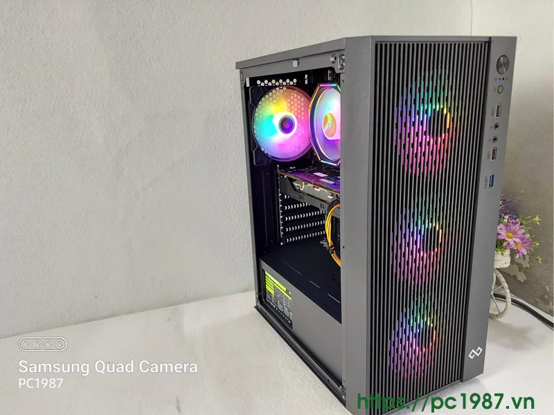 PC H510 I3-10100F R9 370 8GB máy tính chơi Fifa Online GTA PUBG giá rẻ tphcm