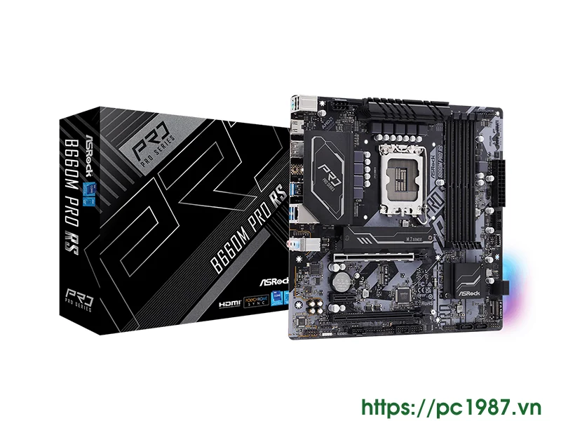 MAINBOARD ASROCK B660M PRO RS cũ giá rẻ