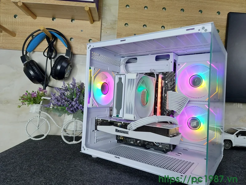 PC B660 I5-12400F 16G RTX 3060 12G White - Gaming, đồ họa giá rẻ hcm