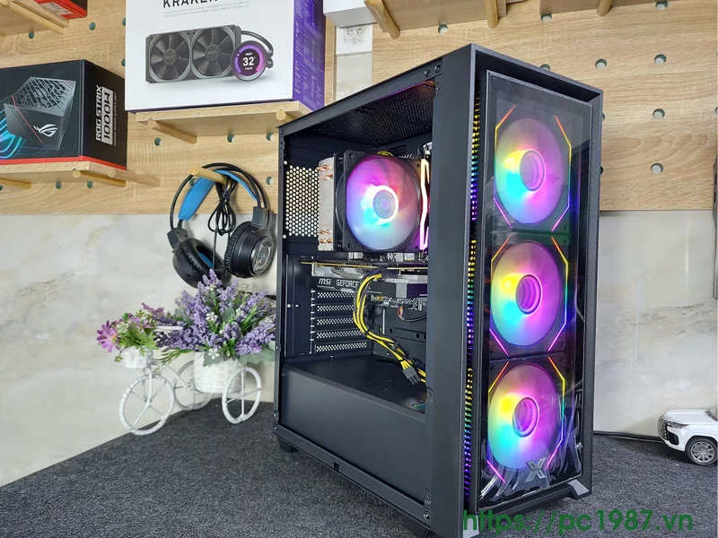 PC H510 I5-11400F 16G RTX 2070 - Gaming, đồ họa tphcm