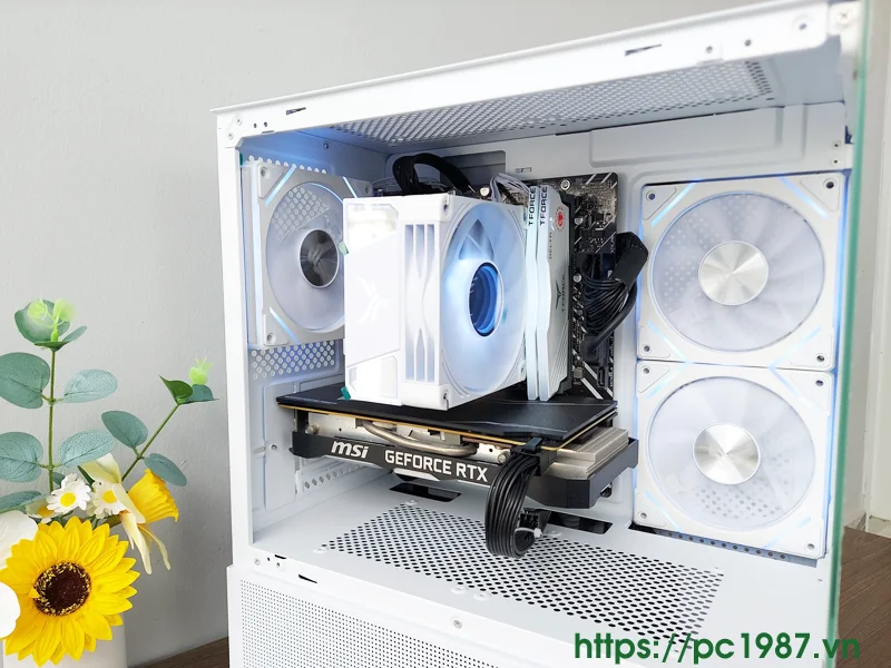 PC H610 I5-12400F 16GB RTX 2070 8GD6 Trắng - Đồ họa, Gaming hcm