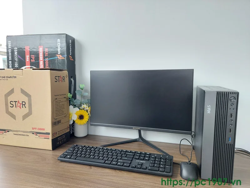 Trọn bộ PC H410 I5-10500T 16GB 256GB LCD 22 inch FHD 1