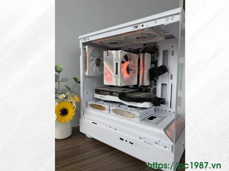 Computer 5600 PC AMD R5-5600 16G RX 6600 8G White - Gaming | PC1987